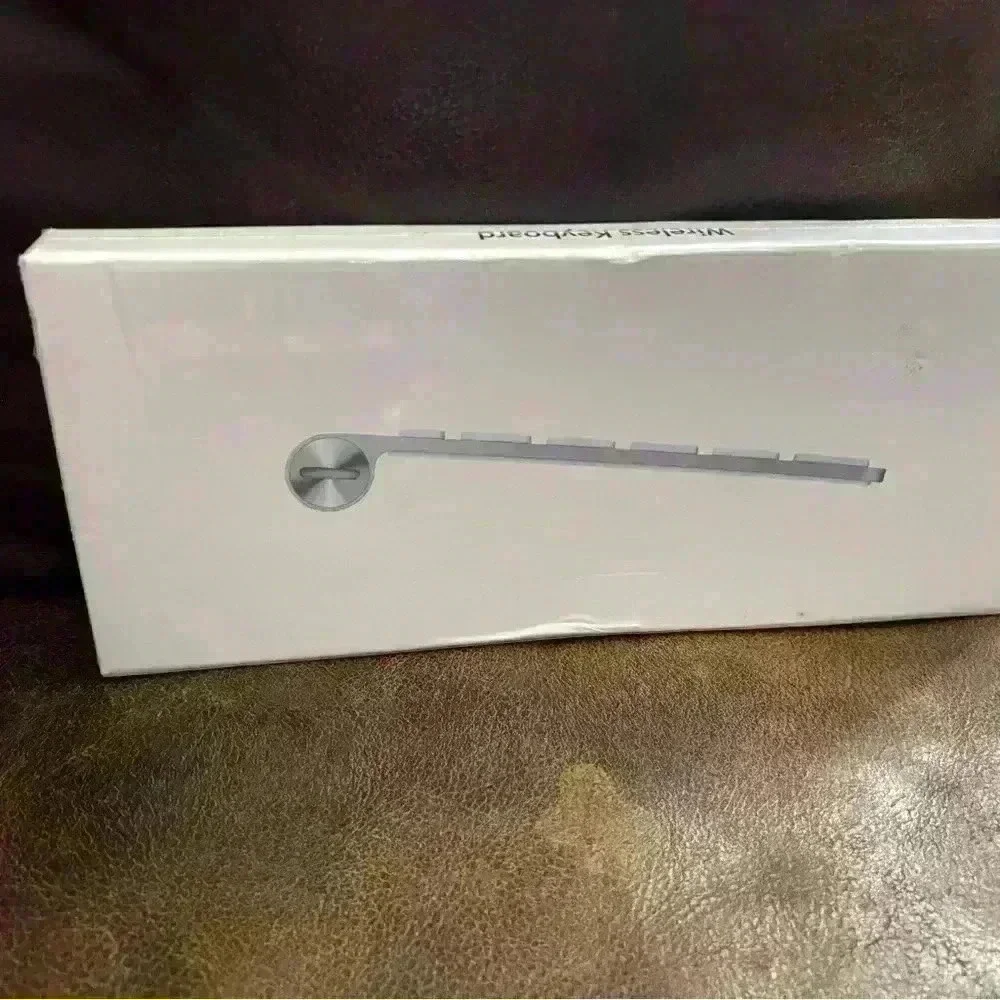 Wireless Silver Keyboard Battery Powered